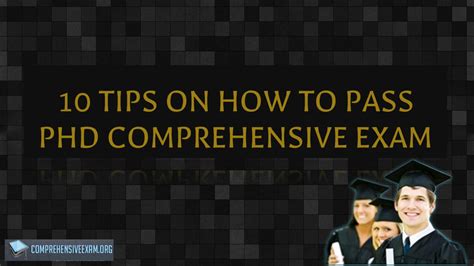 tips    pass phd comprehensive exam  comprehensive exam issuu