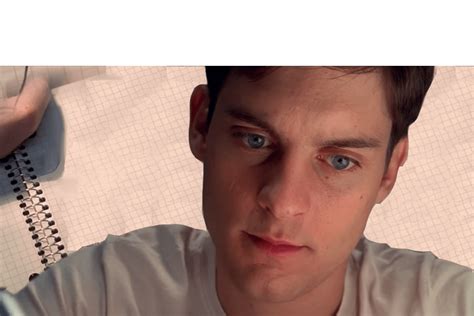 Tobey Maguire Designing Something : r/MemeTemplatesOfficial