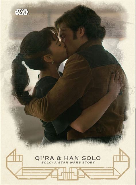 Solo A Star Wars Story Han And Qi'ra Kiss
