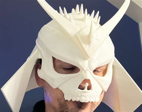 MK9 the Emperor shao Kahn Helmet Mask Costume/ Cosplay MKX - Etsy