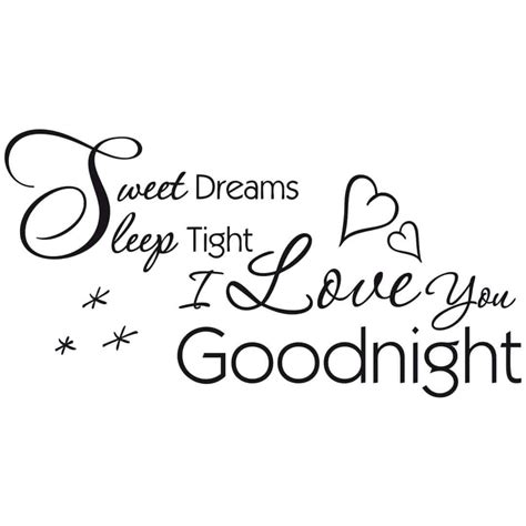 Sweet dreams, sleep tight... Wall sticker | wall-art.com