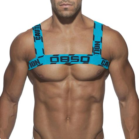 Billionm Harness Men Sexy Shoulder Straps Chest Bondage Muscle Halter