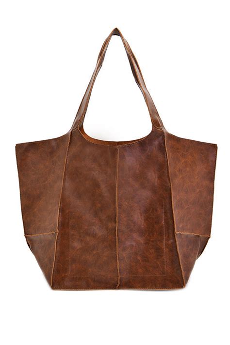 Oversized Leather Tote Bag – dorrety