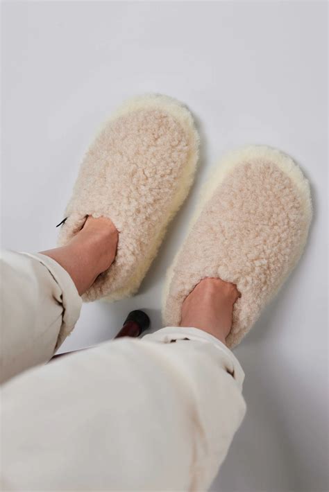 Rue de Wool Nordic Hausschuhe desert brown - 24 Colours Shop