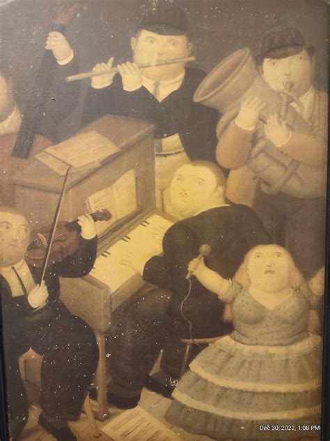 Vintage the Musicians by Fernando Botero Painting / Giclée on Canvass ...