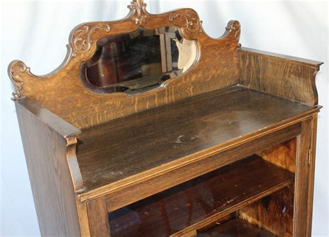 Bargain John's Antiques | Antique Single Door Oak Bookcase - with ...