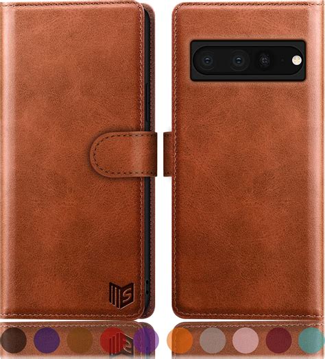 Amazon.com: SUANPOT for Google Pixel 7 Pro 5G Wallet case with RFID