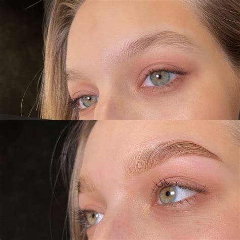 Brows lamination | Ламинирование бровей, Светлые брови, Брови