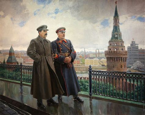 Картина Александра Михайловича Герасимова - «И. В. Сталин и К. Е ...
