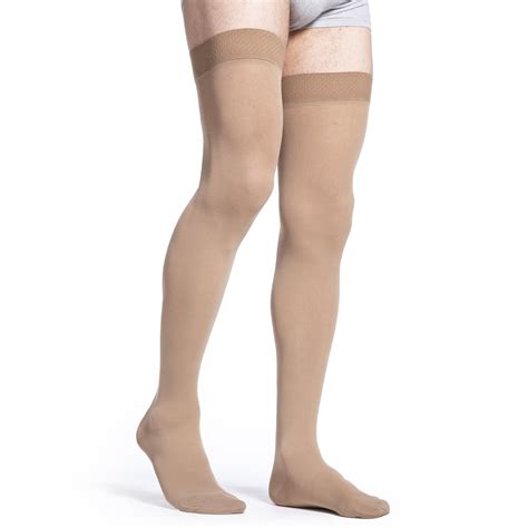 Sigvaris 230 Cotton Compression Thigh High for Men 20-30mmHg
