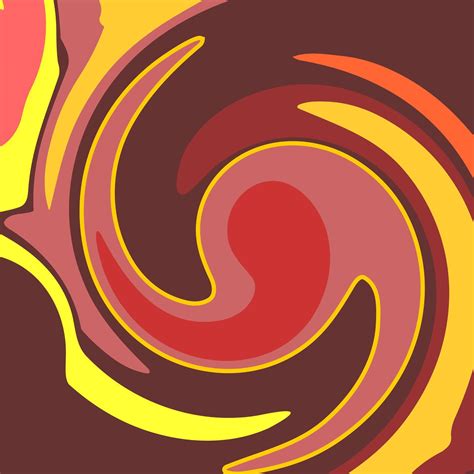 Colourful liquid swirl design minimalist style. Modern abstract art for