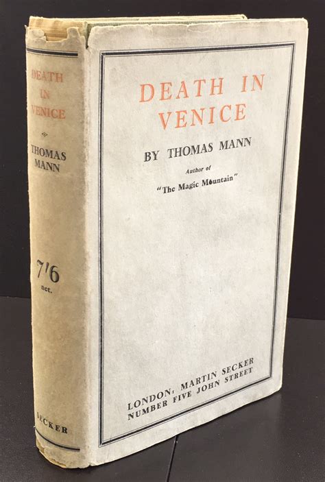 Mann, Thomas ~ Death In Venice