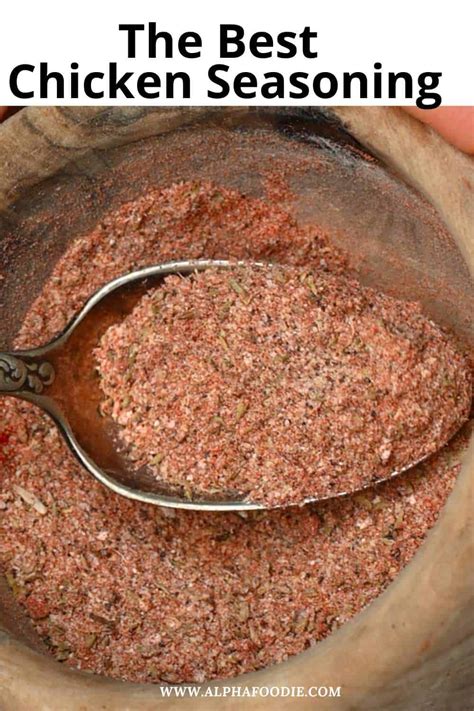 chicken seasoning recipe alphafoodie