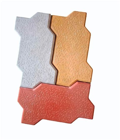 grade mm zig zag paver block material concrete  rs piece
