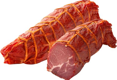 Копчёно-вареные, сырокопченые, сыровяленые продукты