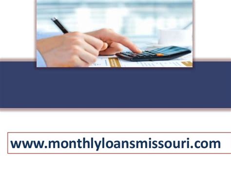 monthly loans missouri ultimate source  finance