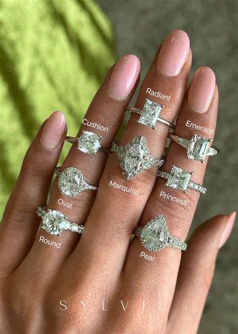 Engagement Rings by Sylvie | Different engagement rings, Engagement ...