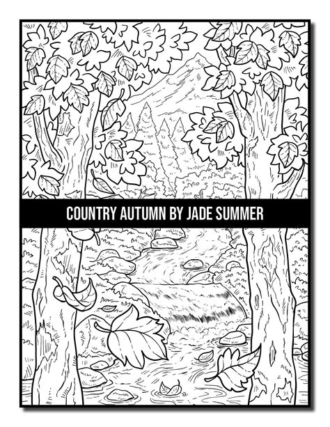 Country Autumn Coloring Book – Jade Summer