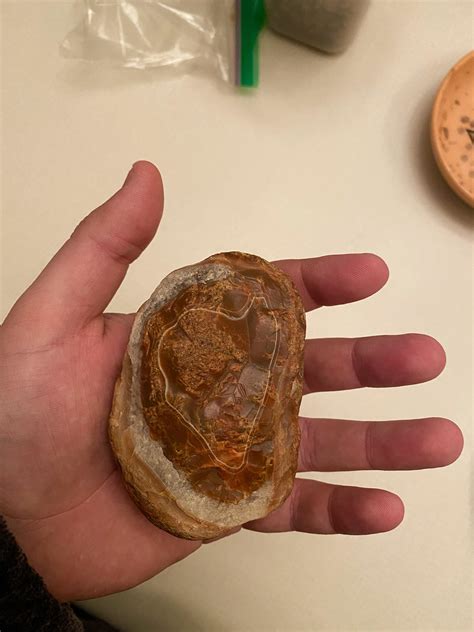 Lake Superior Floater, found in a gravel pit by Carlton MN : r/MineralPorn
