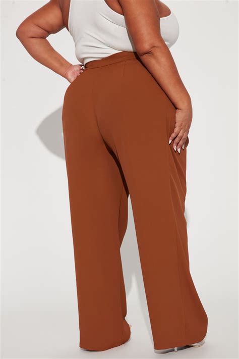montreal wide leg pant brown fashion nova