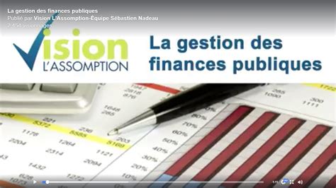 la gestion des finances publiques vision lassomption equipe