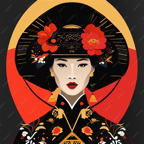 Premium Vector | Eastern fashion rae lil black