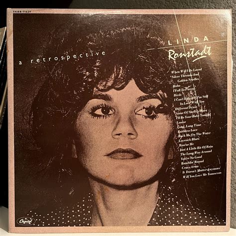 LINDA RONSTADT - Retrospective (Greatest Hits) - 12" Vinyl Record 2xLP