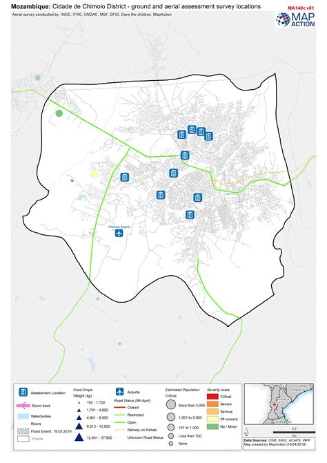 Mozambique: Cidade de Chimoio District - ground and aerial assessment ...