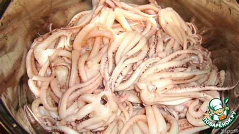 Щупальца кальмаров маринованные – кулинарный рецепт
