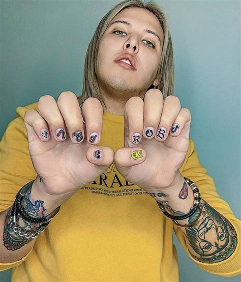 Masculine nail art | Mens nails, Nail art inspiration, Nail art