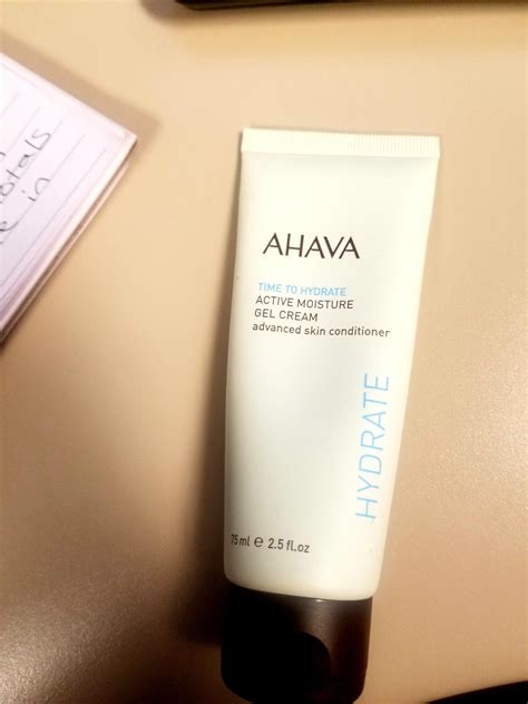 IPSY: Review of Ahava- Time to Hydrate-active moisture gel cream. (Hint