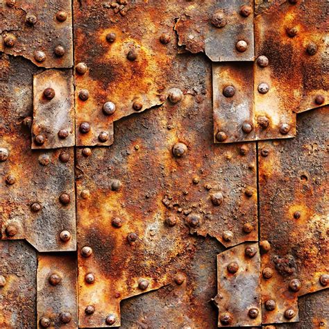 rusty steel panels  pattern crew