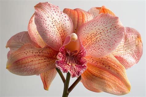 Premium Photo | A rare flower captured against a white backdrop