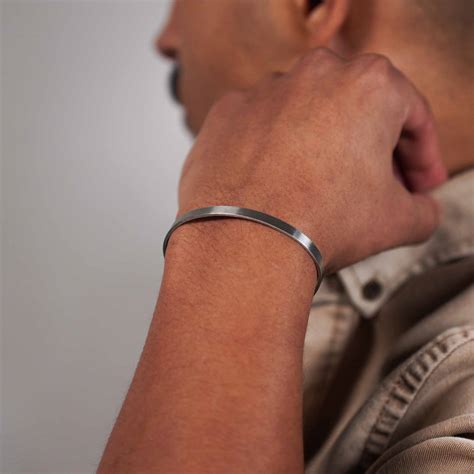Men's Silver adjustable Bracelet | Atolio Vegas