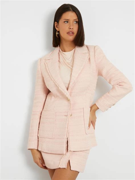 GUESS® Твидовый однобортный пиджак