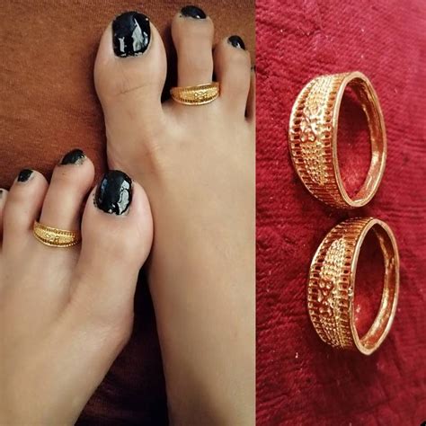 Gold toe-rings - ABDESIGNS - 3113778