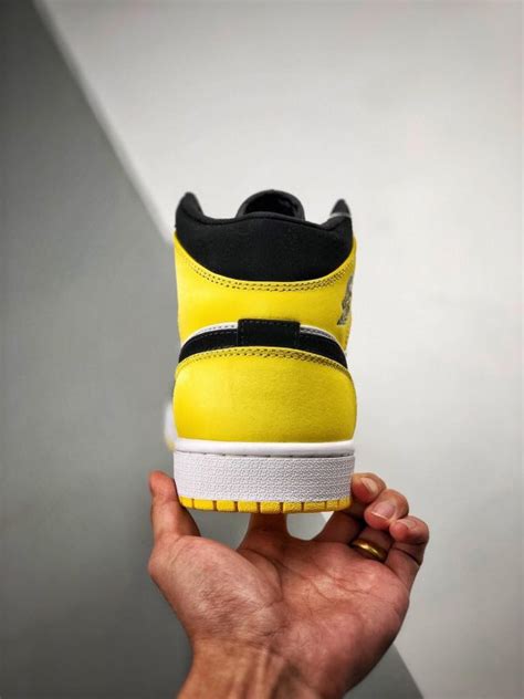 Air Jordan 1 Mid Yellow Toe Black – Juss Angel Boutique | Sneaker Store