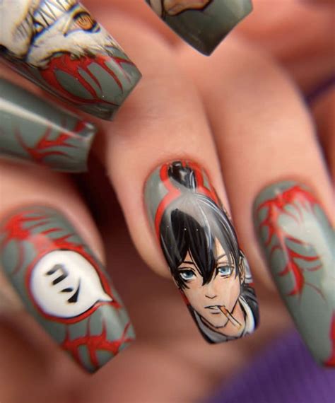 Пин от пользователя Yana на доске Anime nail | Отращивание ногтей ...