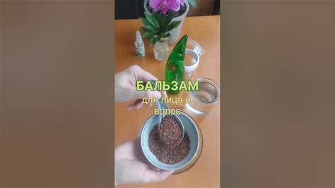 БАЛЬЗАМ для волос и лица из семян льна. Укрепляет волосы, омолаживает ...