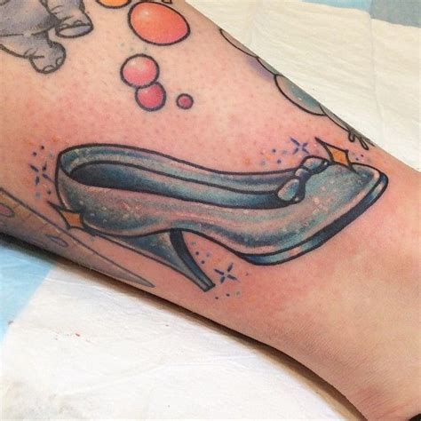 Tattoo Slipper Gloine Cinderella Disney 185+ Cinderella Tattoo Ideas