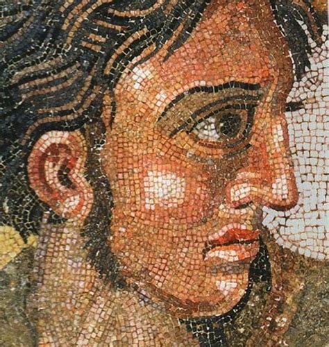 Alexander the Great from the famous mosaic in Pompeii | Greek art ...