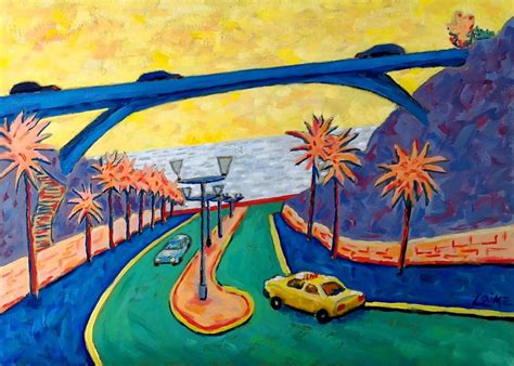 Die Brücke #1 oil painting by Arturo Laime. Buy exclusive Art Online