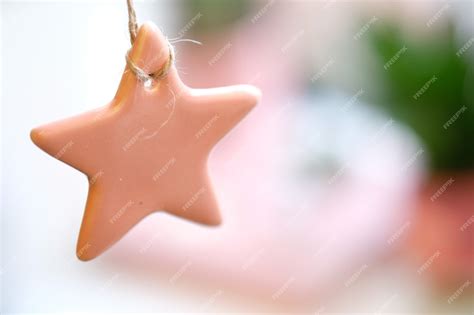 Premium Photo | Ceramic christmas tree star