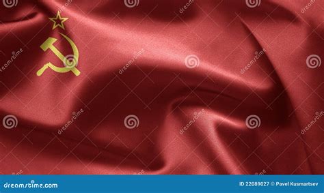 флаг СССР стоковое изображение. изображение насчитывающей сторонника ...
