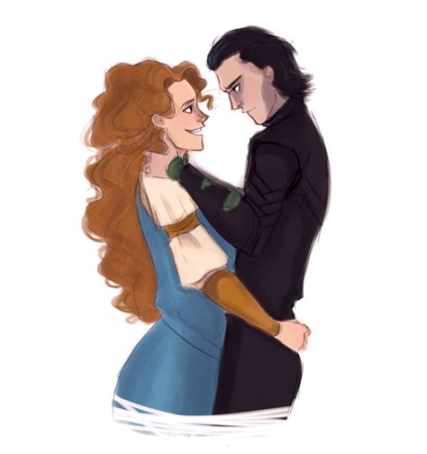 Sigyn and Loki...again by LessienMoonstar on DeviantArt