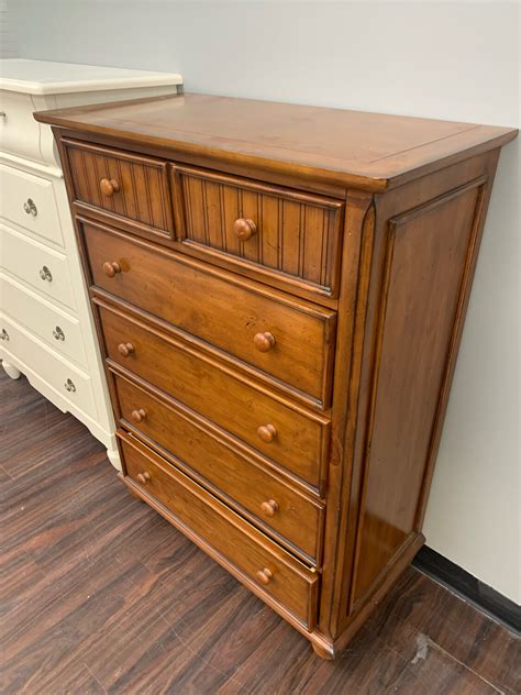Solid Wood Tall Dresser