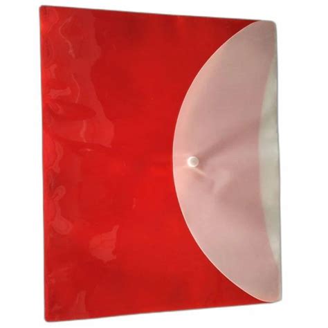 button type red  white plastic paper folder size   piece