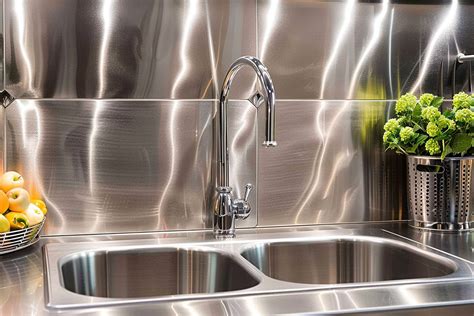 stainless steel backsplash ideas  transform  kitchen