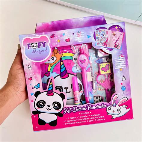 Kit Diário Panda Pandinha | FOFY