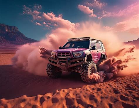 OffRoad Adventure 4x4 Conquering Desert Terrain | Premium AI-generated ...